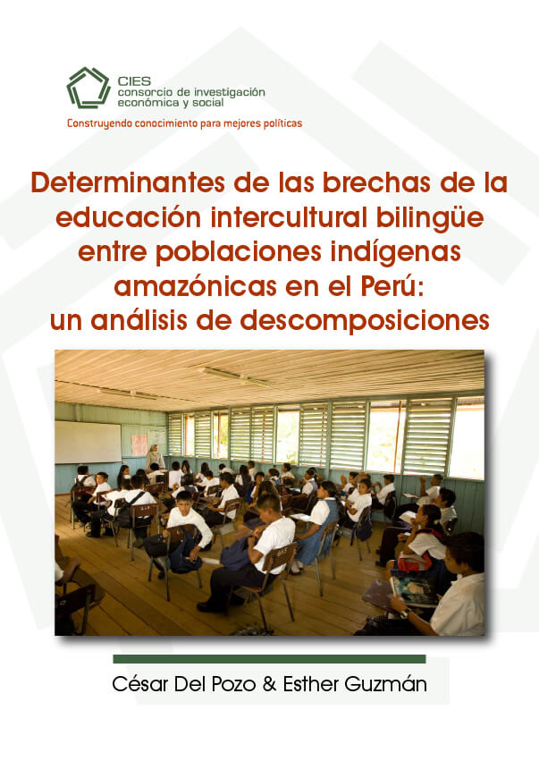 Determinantes de las brechas de la educación intercultural bilingüe entre poblaciones indígenas amazónicas en el Perú: un análisis de descomposiciones
