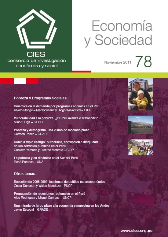Economía y Sociedad: Pobreza, Programas Sociales