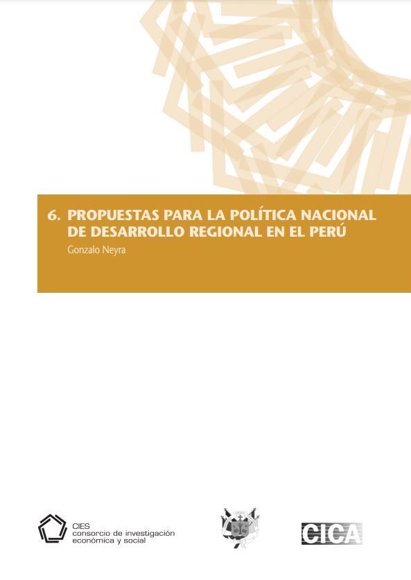 Propuestas para la política nacional de desarrollo regional en el Perú