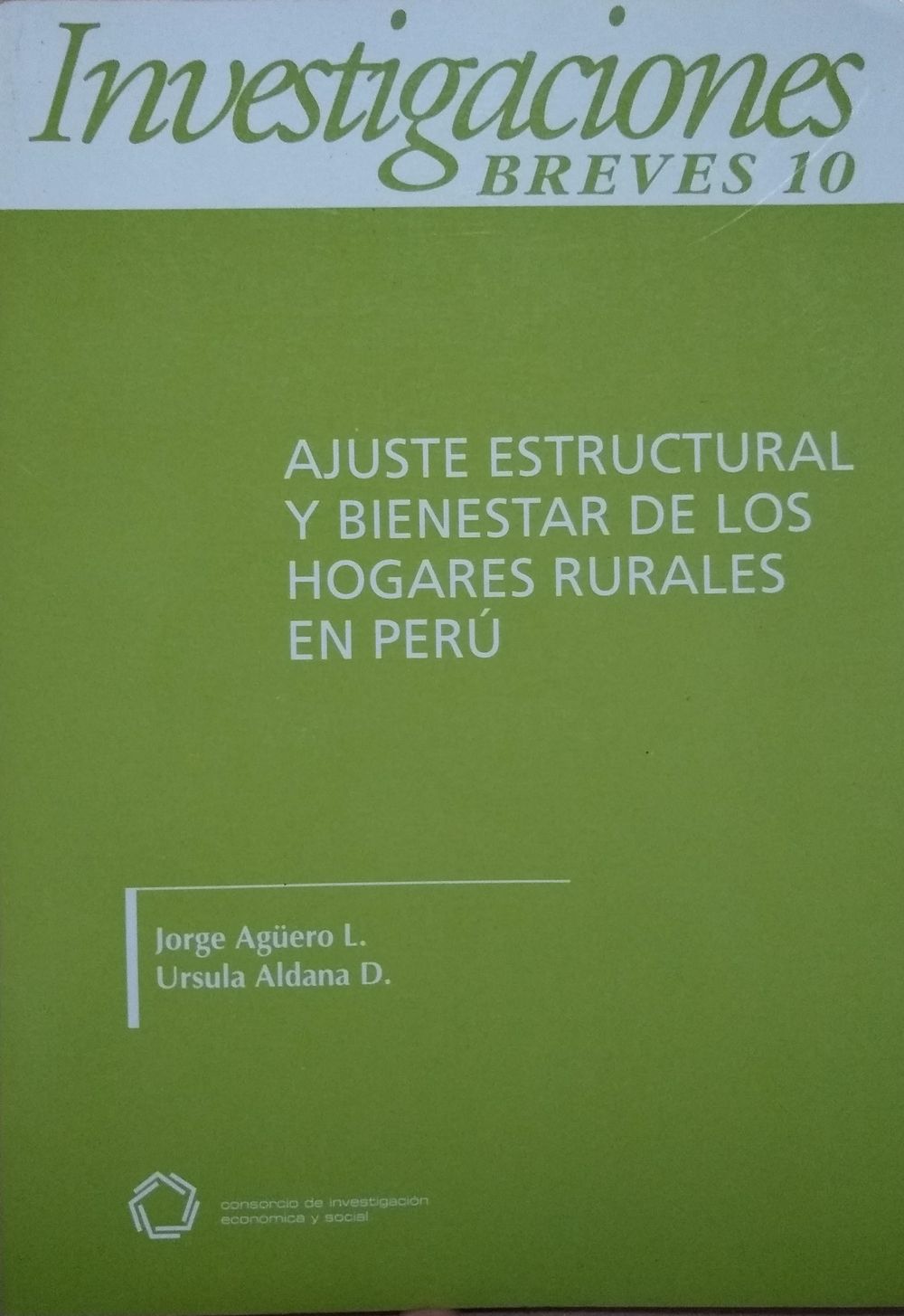 Ajuste estructural y bienestar de los hogares rurales en Perú