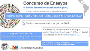 FMI y CIES convocan a Concurso de Ensayos