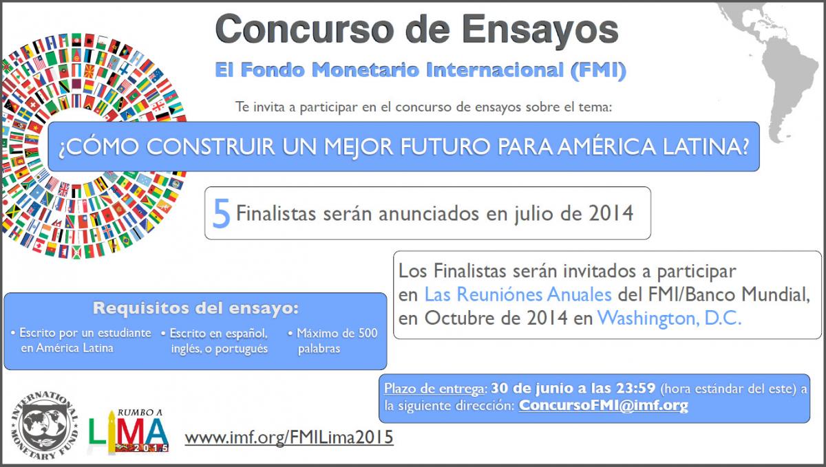 FMI y CIES convocan a Concurso de Ensayos