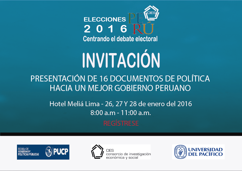 Presentación 16 documentos de política Proyecto Elecciones