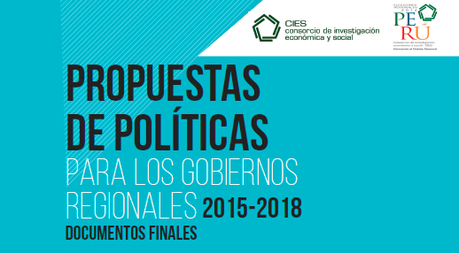 Documentos finales para los gobiernos regionales 2015-2018
