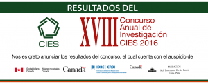RESULTADOS Concurso Anual de Investigación CIES 2016