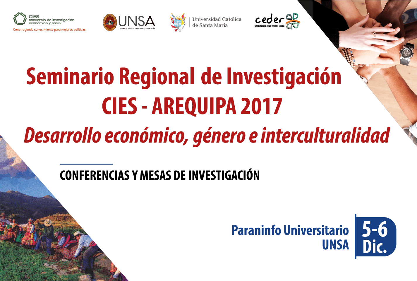 INVITACION Seminario Regional de Investigación CIES en Arequipa 2017