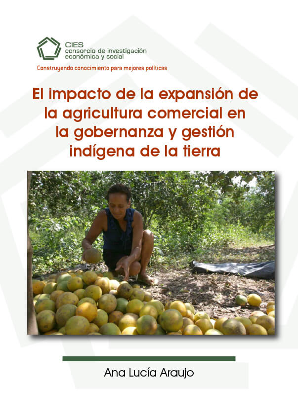 El impacto de la expansión de la agricultura comercial en la gobernanza y gestión indígena de la tierra