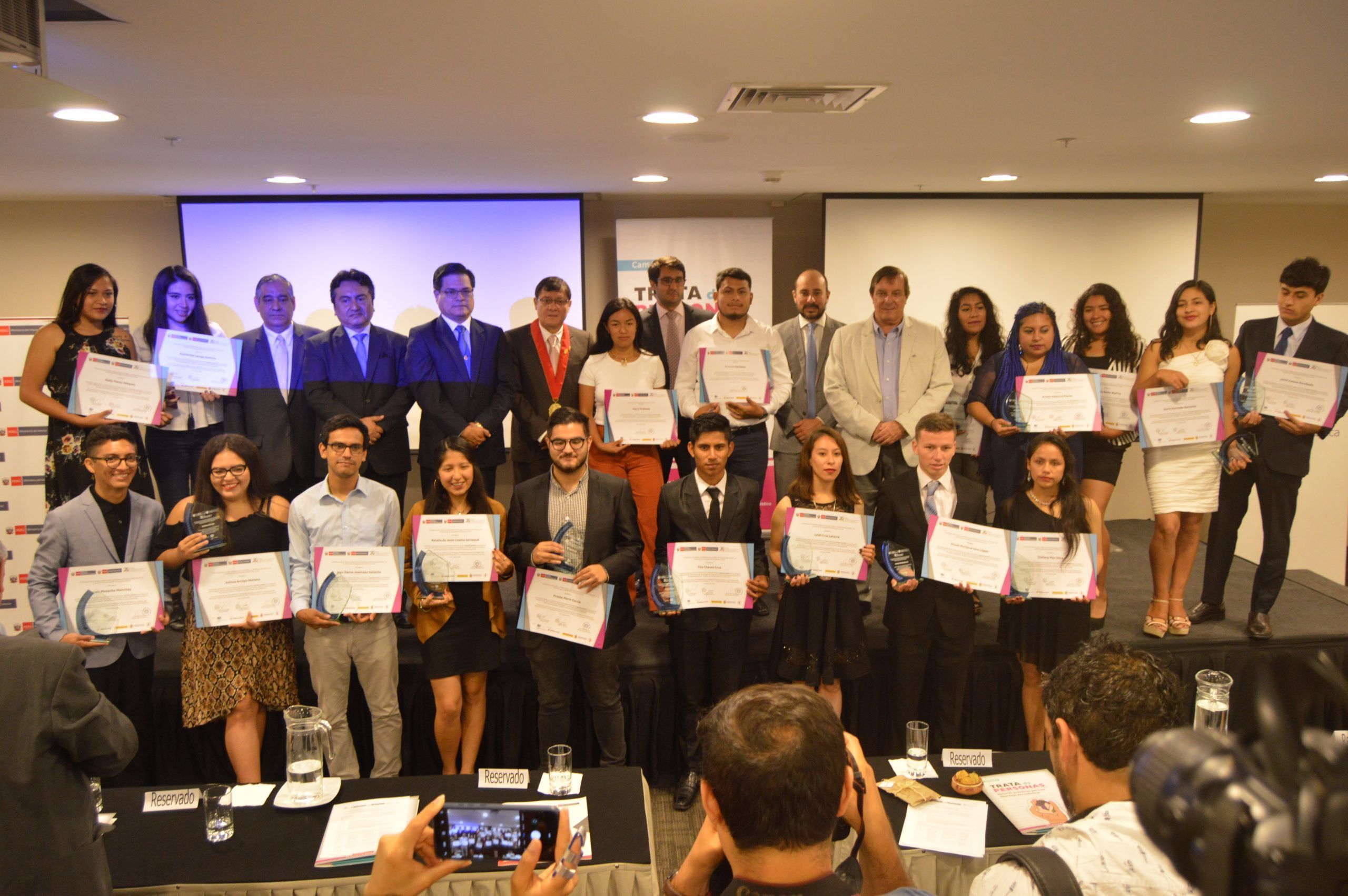 Premiación VI Concurso de Periodismo “Trata de personas: buenas prácticas para su abordaje periodístico”