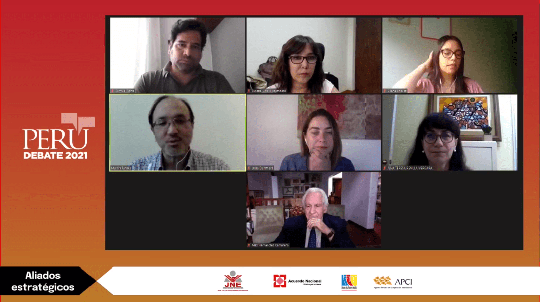 Perú Debate 2021 busca fortalecer planes de gobierno de partidos y elevar el nivel del debate electoral