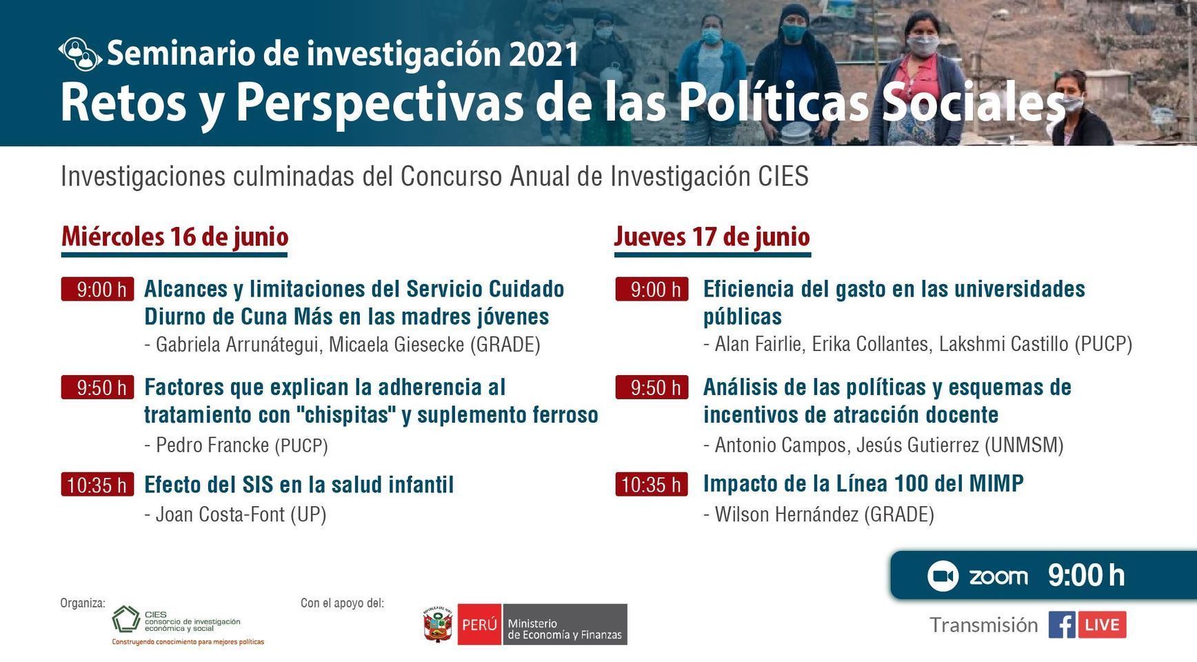Seminario de Investigación: “Retos y Perspectivas de las Políticas Sociales»