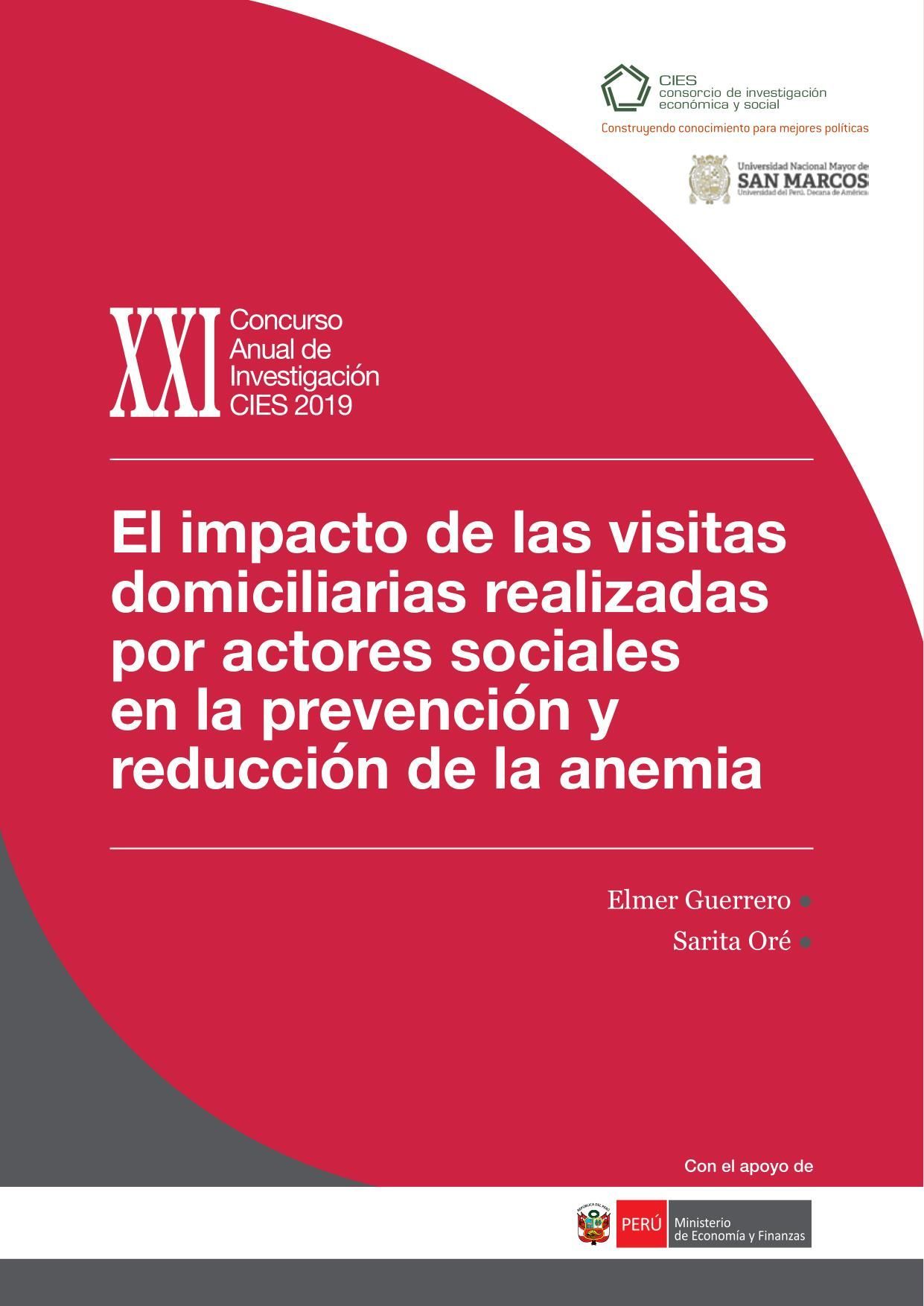 El impacto de las visitas domiciliarias realizadas por actores sociales en la prevención y reducción de la anemia