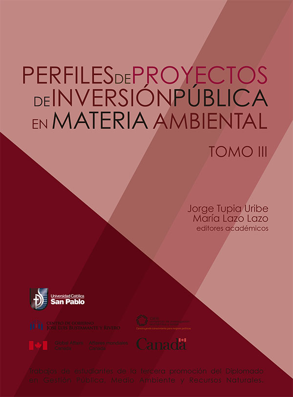 Perfiles de proyectos de inversión pública en material ambiental – Tomo III