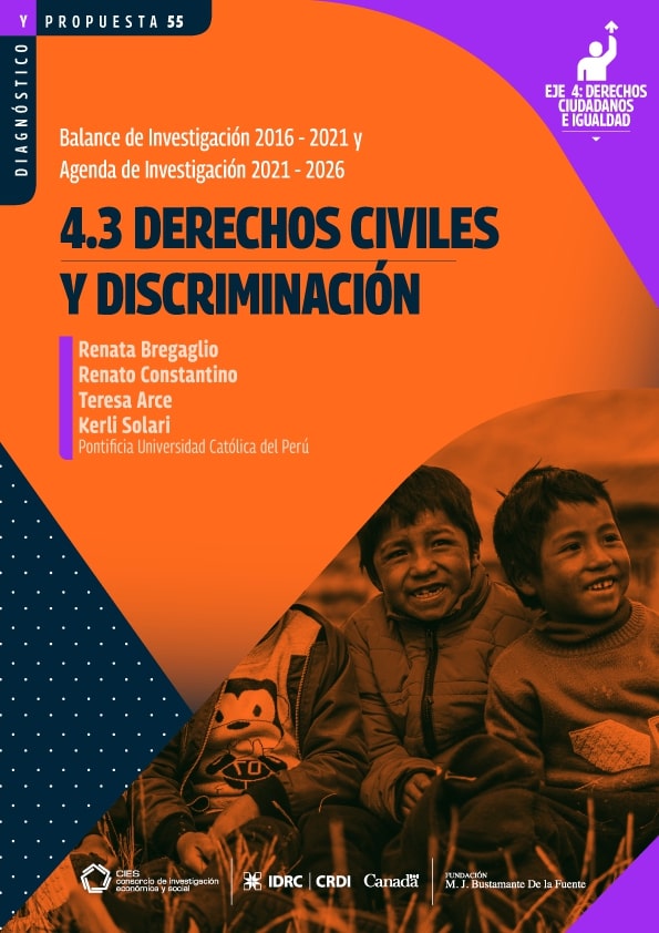 Derechos civiles y discriminación. Balance de investigación 2016-2021 y agenda de investigación 2021-2026.