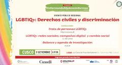 Evento público regional en Cusco: Derechos civiles y discriminación