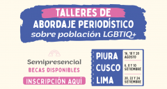 Talleres de abordaje periodístico sobre población LGBTIQ+ CIES-FCIL