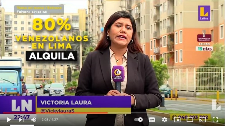 Alquiler de familias venezolanas reconfigura Lima con construcciones precarias