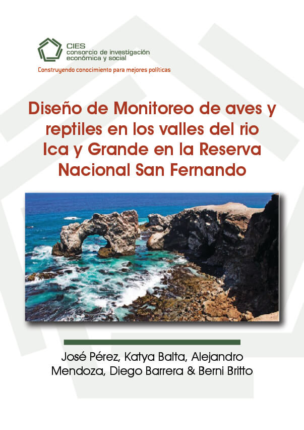 Vinculando ciencia y gestión en biodiversidad: Diseño de Monitoreo de aves y reptiles en los valles del rio Ica y Grande en la Reserva Nacional San Fernando