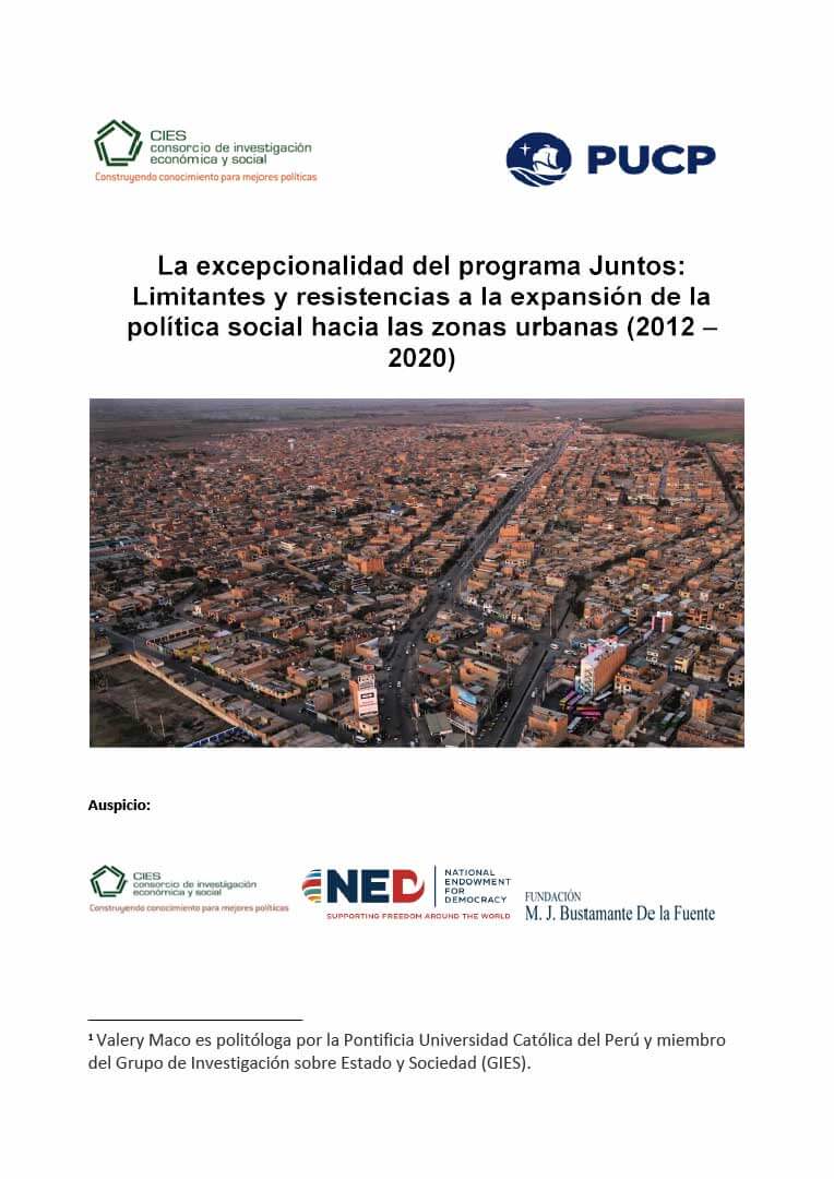 La excepcionalidad del programa Juntos: limitantes y resistencias a la expansión de la política social hacia las zonas urbanas (2012-2020)