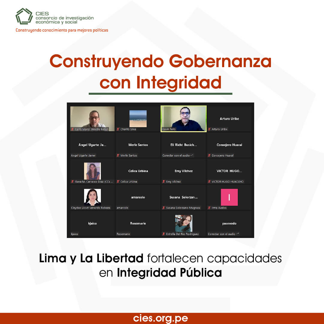 Consejeros regionales de Lima y La Libertad participan en taller de capacitación para promover la integridad pública