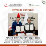 CIES firma convenio con la Contraloría para promover investigaciones con propuestas de políticas públicas
