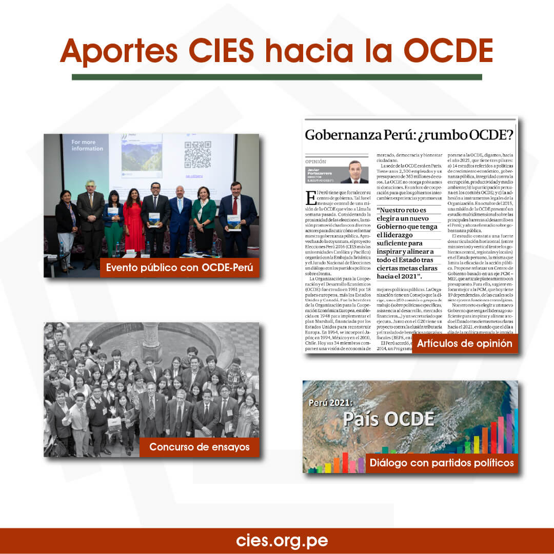 Aportes CIES en camino de Perú hacia la OCDE
