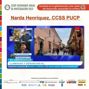 Narda Henríquez, Profesora Emérita del Departamento Académico de Ciencias Sociales PUCP