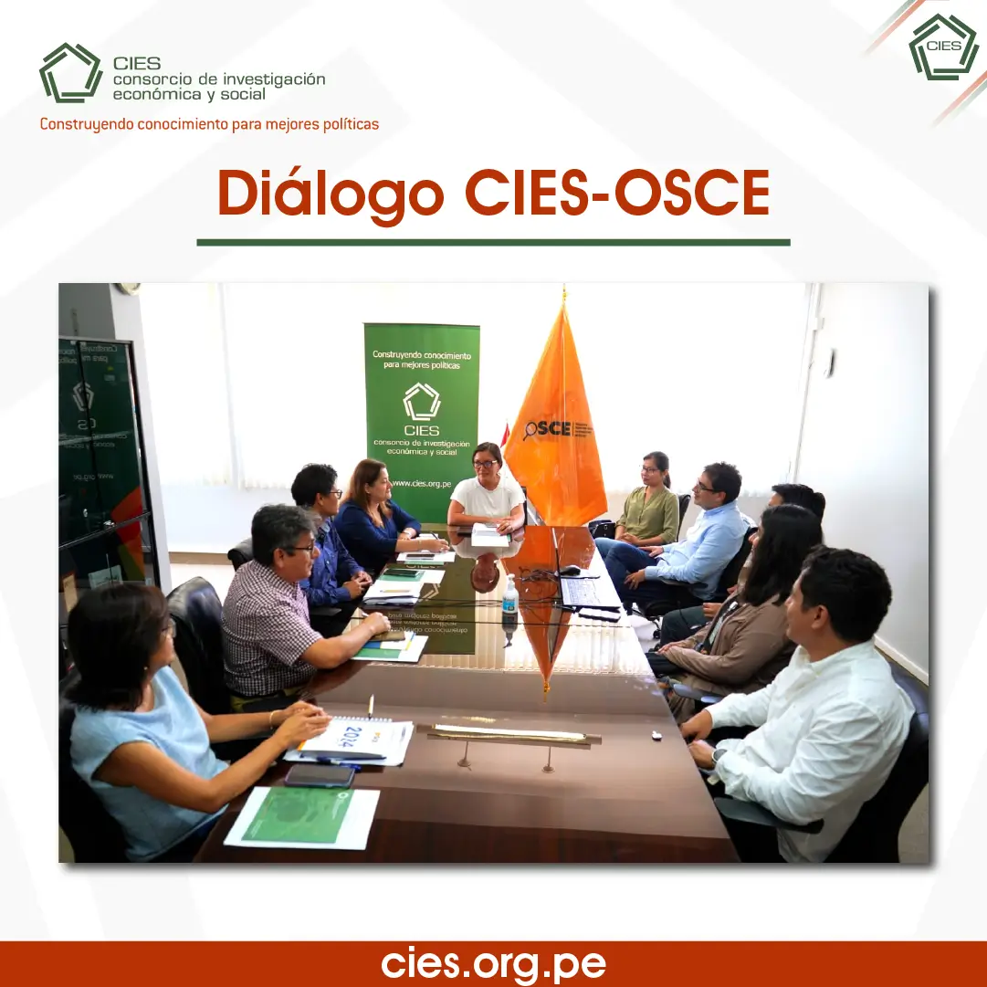 Investigación CIES se presentó en diálogo sectorial con el OSCE