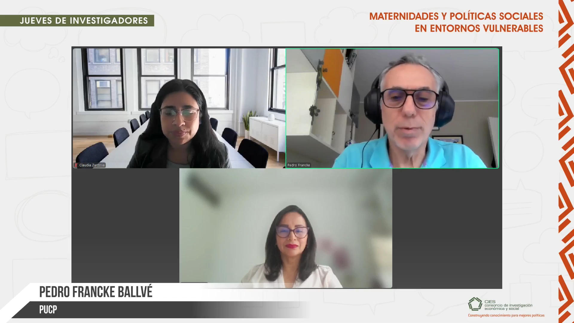 Jueves de Investigadores: Maternidades y políticas sociales en entornos vulnerables