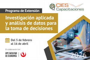 Concluye con éxito el programa de extensión «Investigación aplicada y análisis de datos para la toma de decisiones»