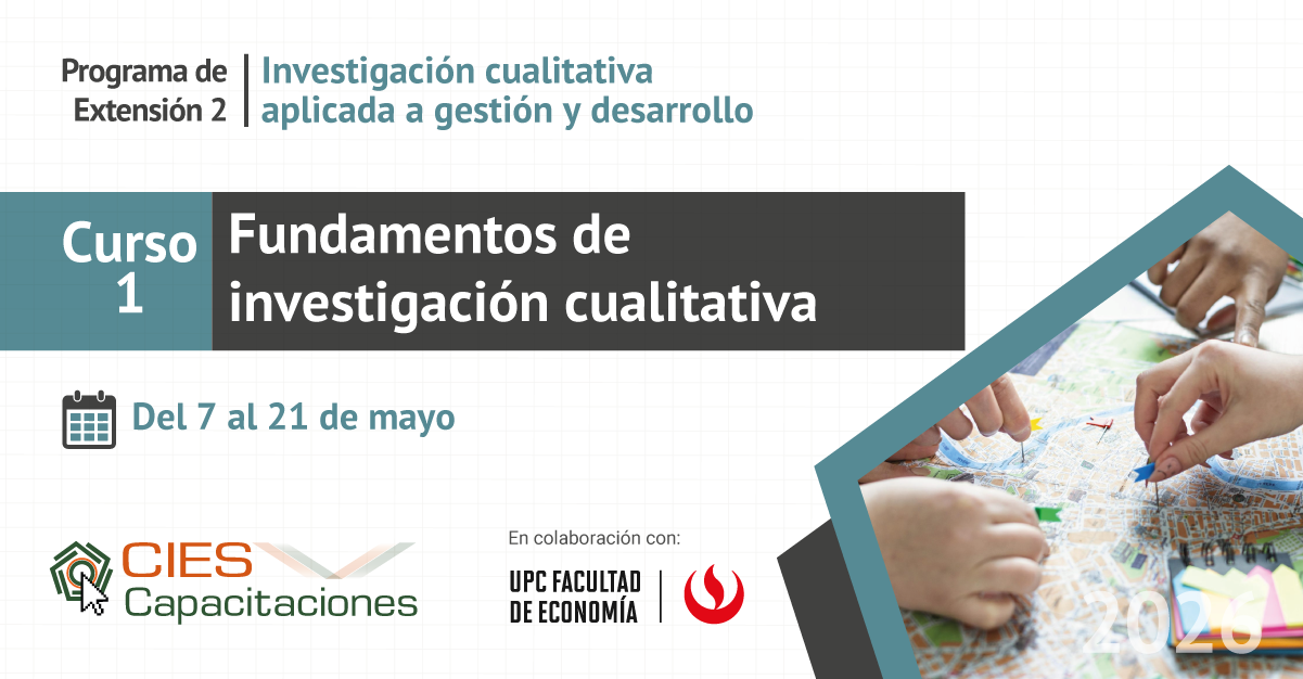 Concluye el curso “Fundamentos de Investigación Cualitativa” del programa de extensión en Investigación cualitativa
