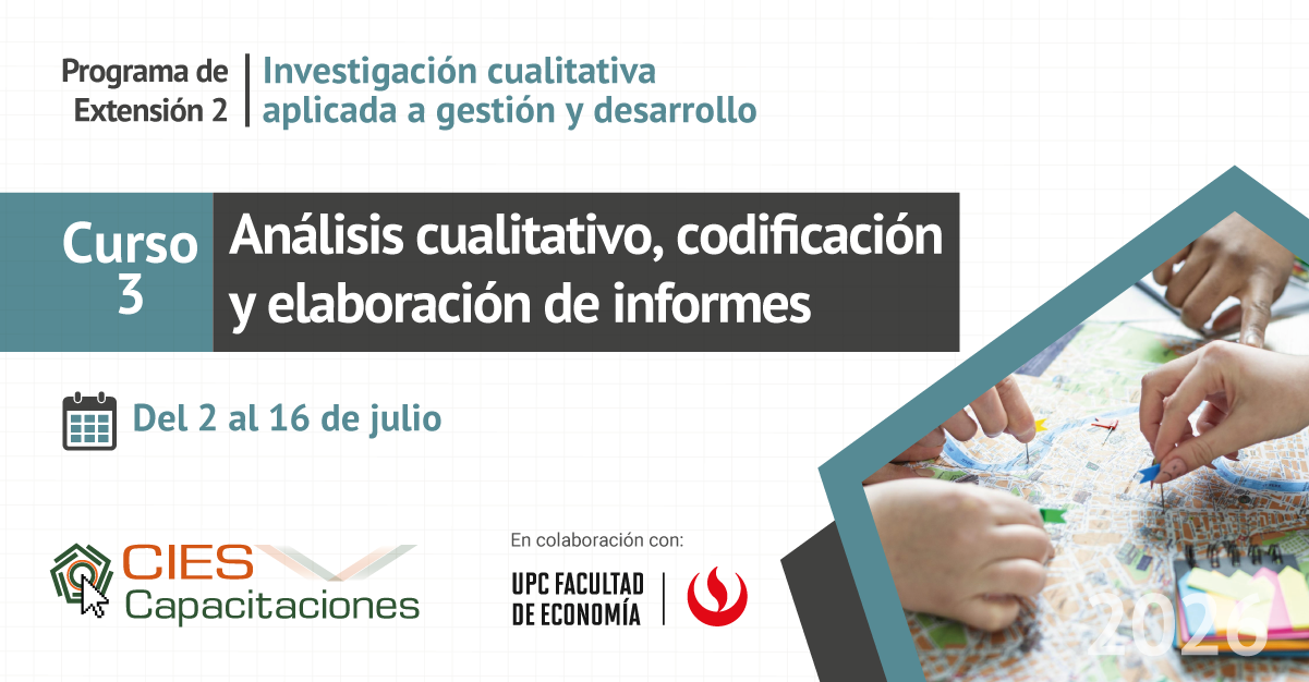 CIES culmina con éxito el curso «Codificación, Análisis y Elaboración de Informes» enfocado en el procesamiento de datos cualitativos